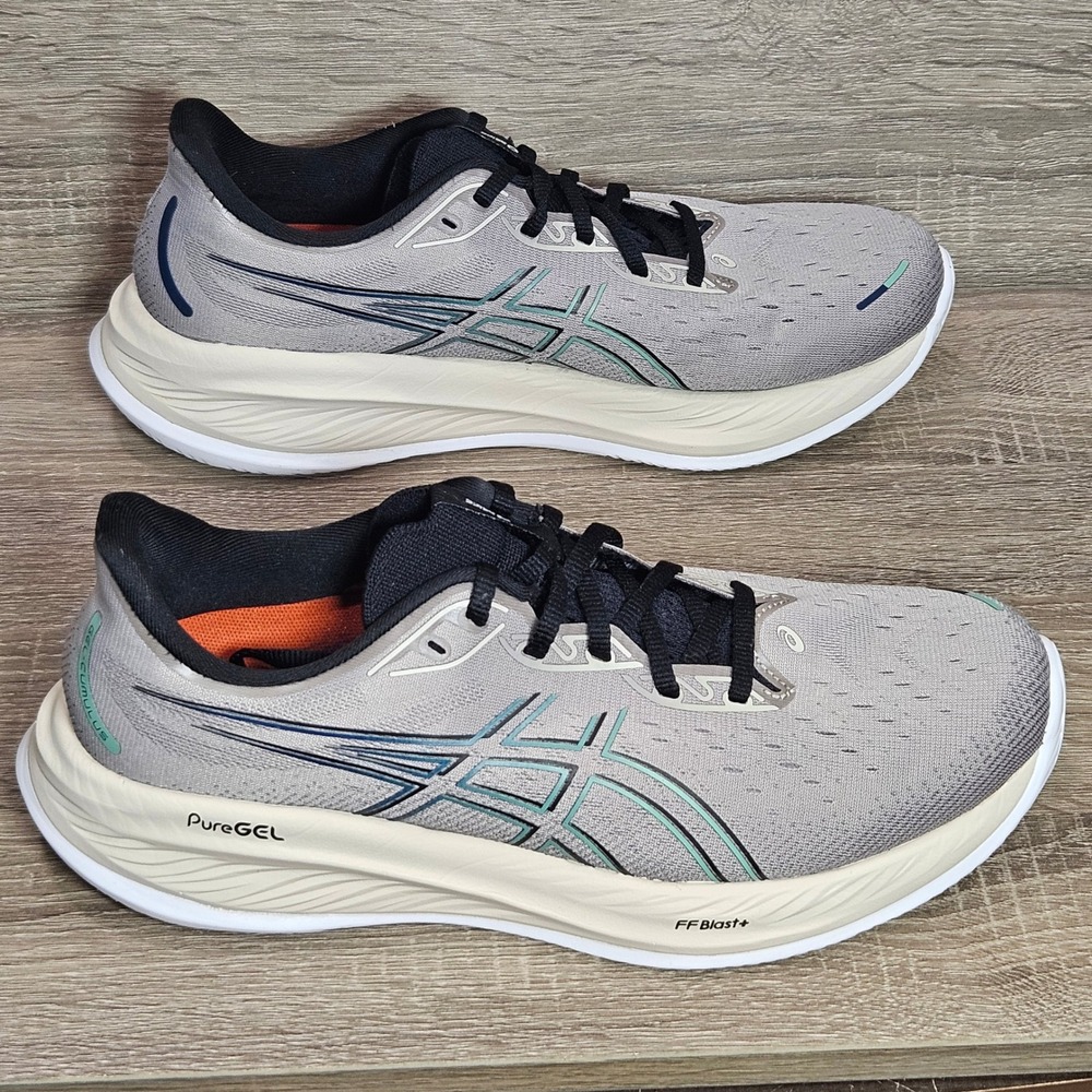 Asics Gel-Cumulus 25 Mens Running Shoes Grey Teal 1011B792 Size 10